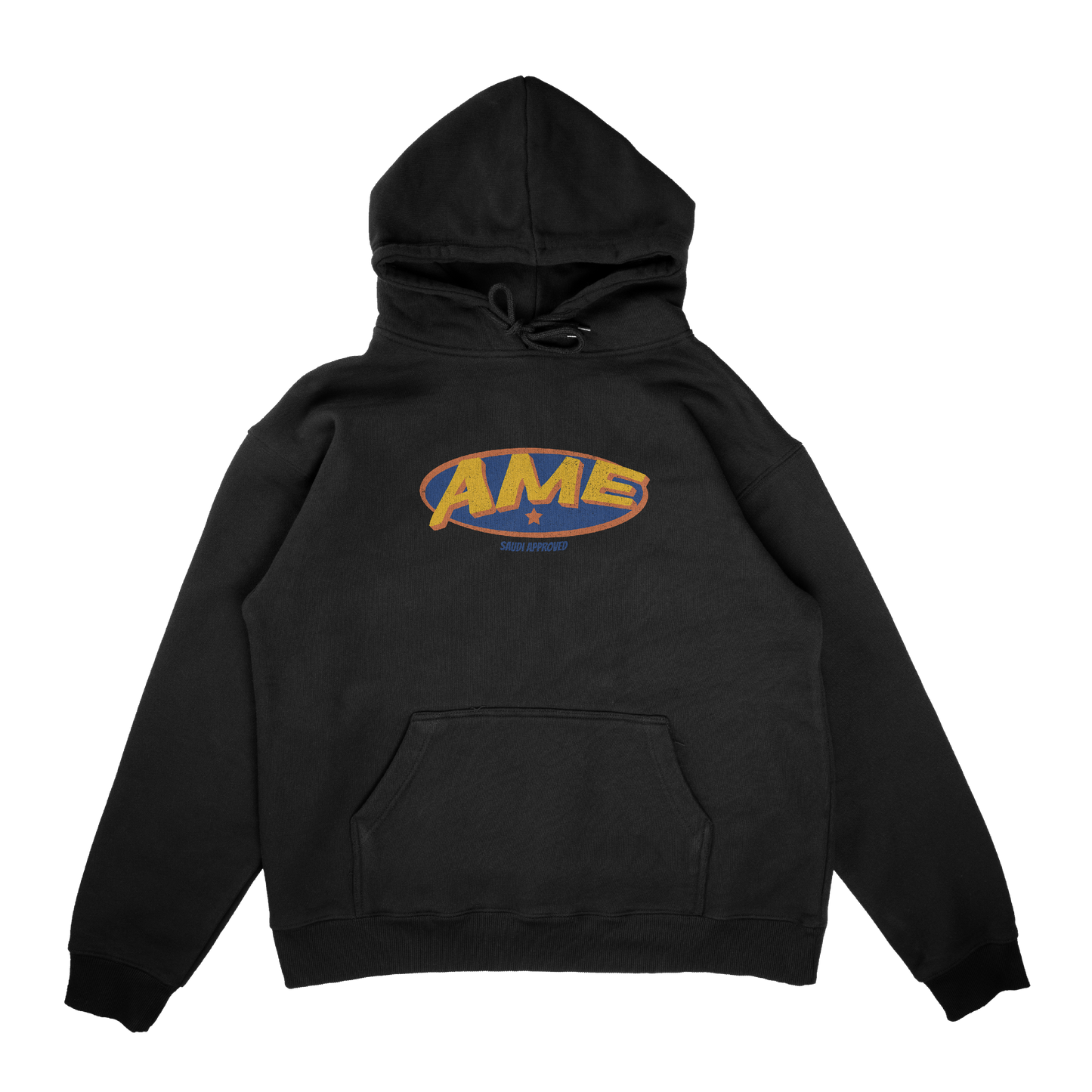 SUPER AME HEAVYWEIGHT HOODIE - BLACK